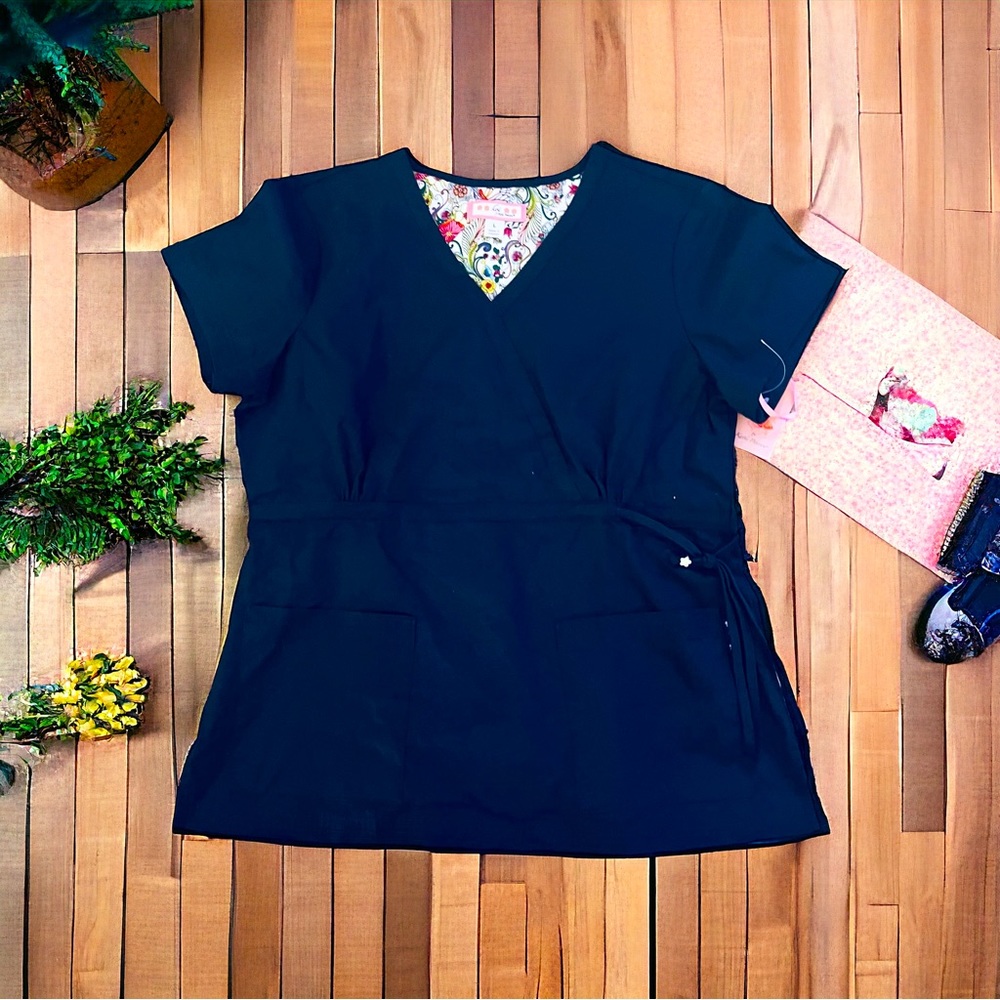 Koi Scrub Top
